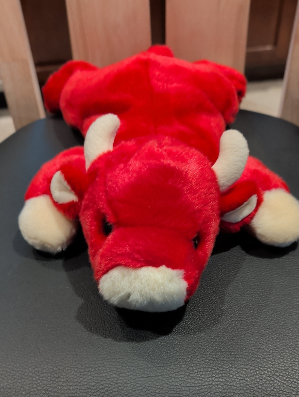TY Beanie Buddy "Snort The Red Bull" Vintage 14" Plush NWOT